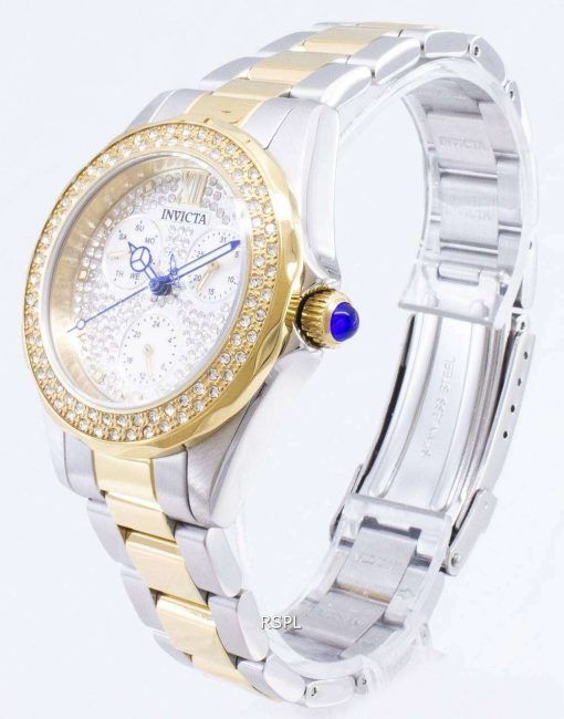 インビクタ天使 28433 ダイヤモンド アクセント アナログ クオーツ レディース腕時計