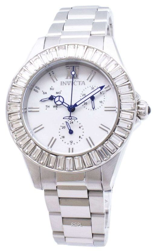 インビクタ天使 28450 ダイヤモンド アクセント アナログ クオーツ レディース腕時計