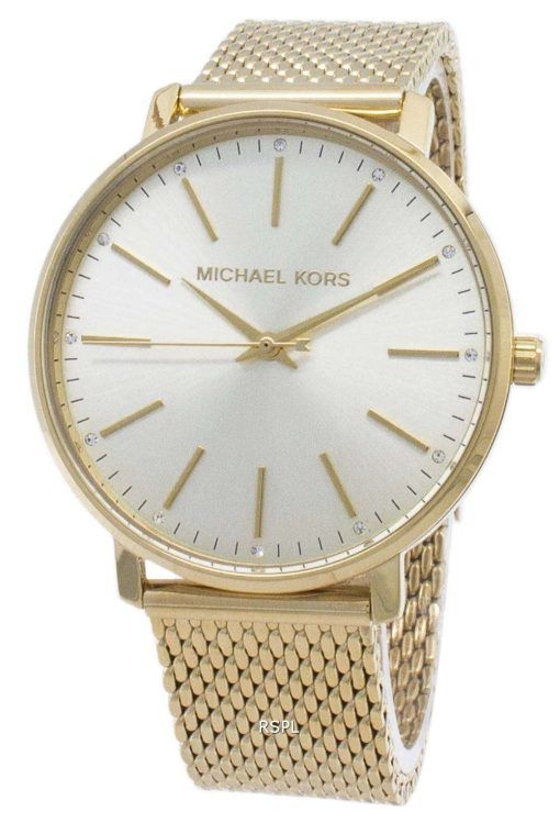 マイケルコースパイパー MK4339 ダイヤモンドアクセントクォーツレディース腕時計
