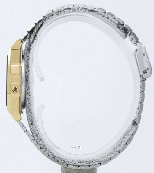 カシオ デジタル アラーム クロノ ステンレス鋼 A159WGEA 1DF A159WGEA 1 レディース腕時計