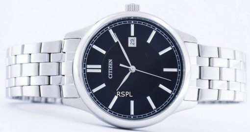 市民クオーツ ブルー ダイヤル BI1050-56 L メンズ腕時計