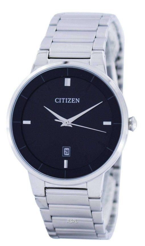 市民クオーツ ブラック ダイヤル BI5010 59E メンズ腕時計