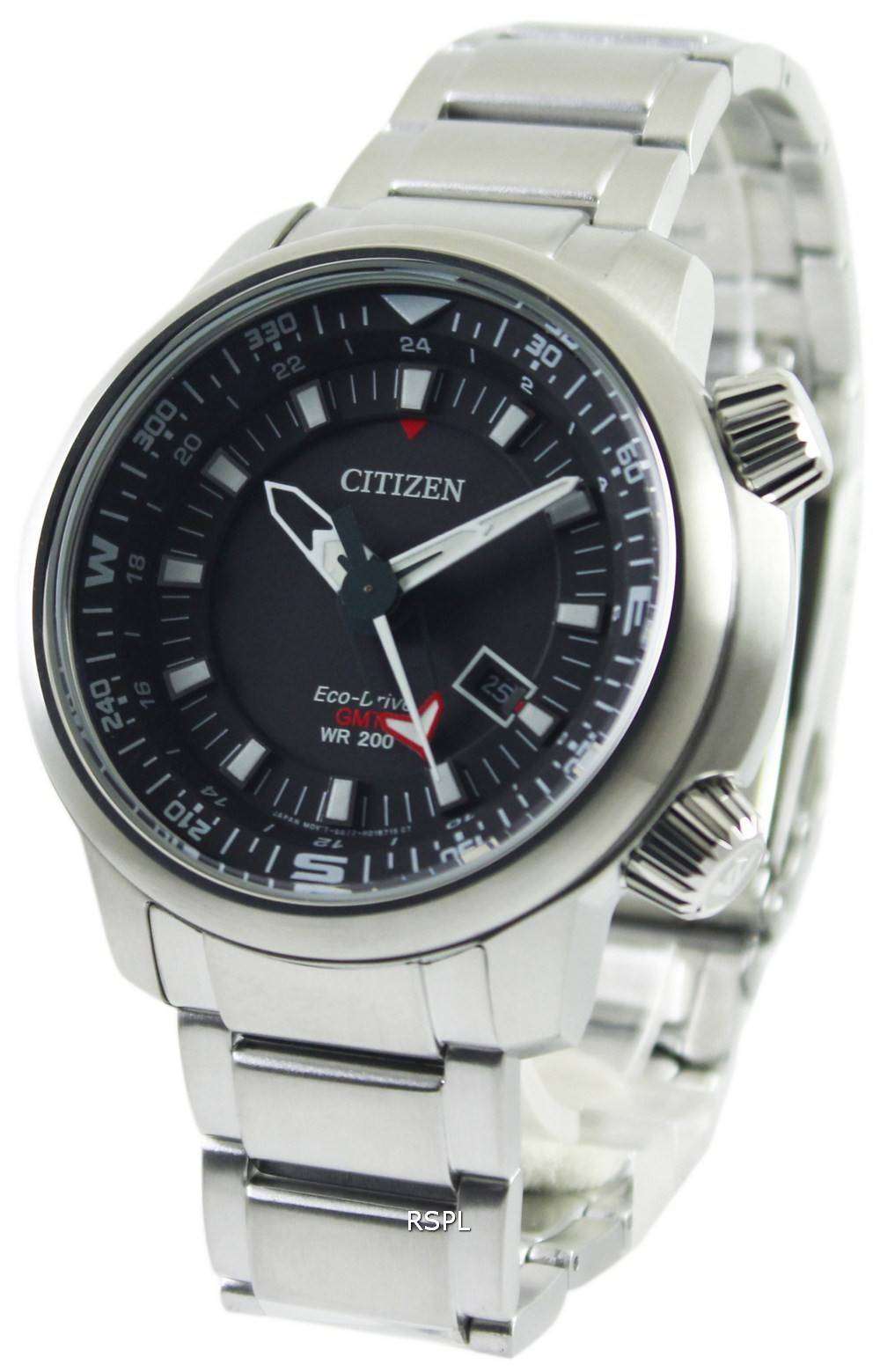 Citizen eco drive gmt wr200 clearance