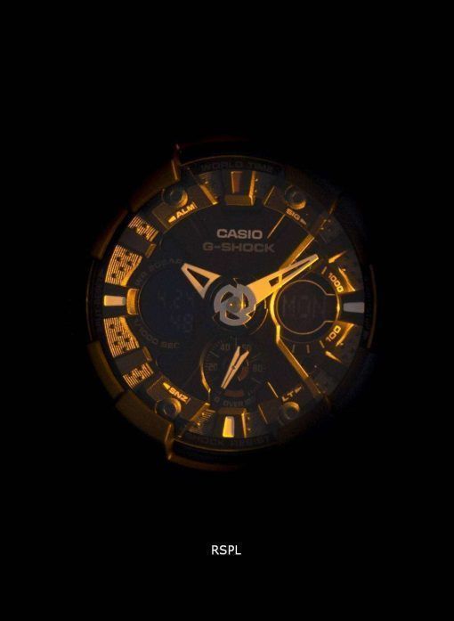 カシオ G-ショック-120-1 a 黒アナログ デジタル メンズ腕時計