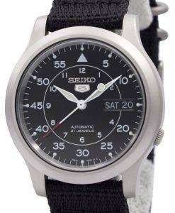 セイコー 5 ミリタリー自動ナイロン メンズは snk809 腕時計を見てください。