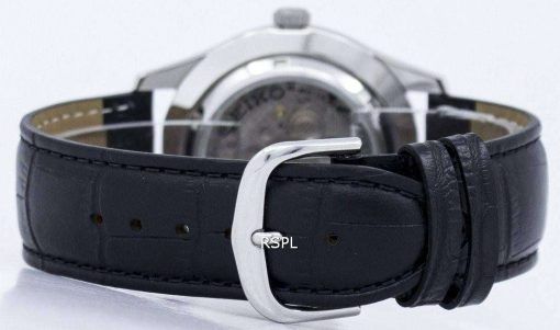 セイコー 5 スポーツ自動日本製比黒革 SNZG15J1 LS6 メンズ腕時計