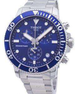 Tissot T-Sport Seastar 1000 T120.417.11.041.00 T1204171104100クロノグラフ300Mメンズウォッチ