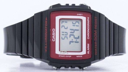 カシオ照明クロノグラフ アラーム デジタル W 215 H 1A2VDF W215H 1A2VDF ユニセックス腕時計