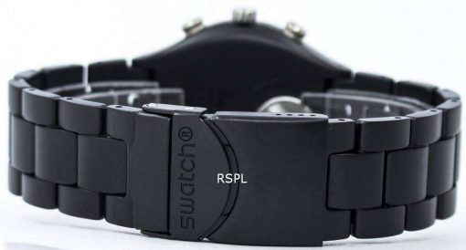 スウォッチ アイロニー ブラック コーティング Chorongraph クオーツ YCB4019AG ユニセックス腕時計