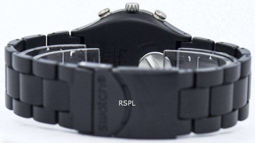 スウォッチ アイロニー ブラック コーティング Chorongraph クオーツ YCB4019AG ユニセックス腕時計