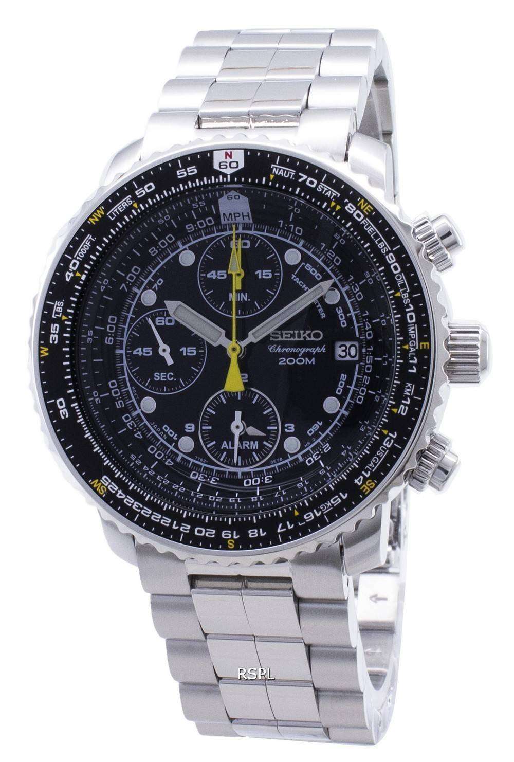値下げ！SEIKO 腕時計 クロノグラフ アラーム SNA411P1 - 腕時計(アナログ)
