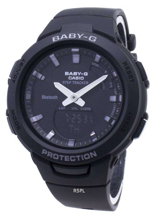 カシオBaby-G G-SQUAD BSA-B100-1AステップトラッカーBluetoothレディース腕時計