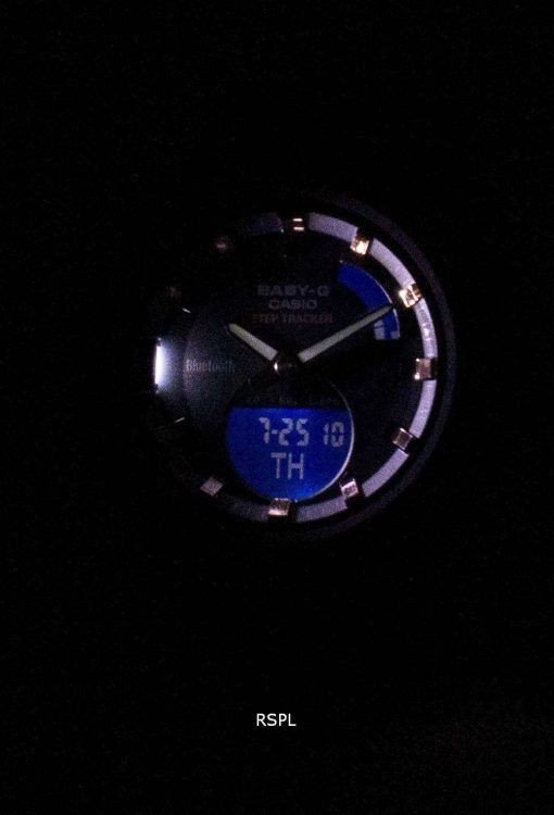カシオBaby-G G-SQUAD BSA-B100-2AステップトラッカーBluetoothレディース腕時計