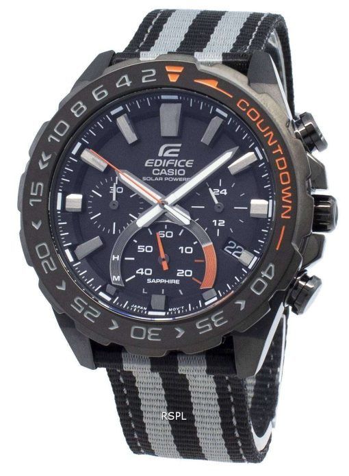 カシオエディフィスEFS-S550BL-1AV EFSS550BL-1AVクロノグラフソーラーメンズ腕時計