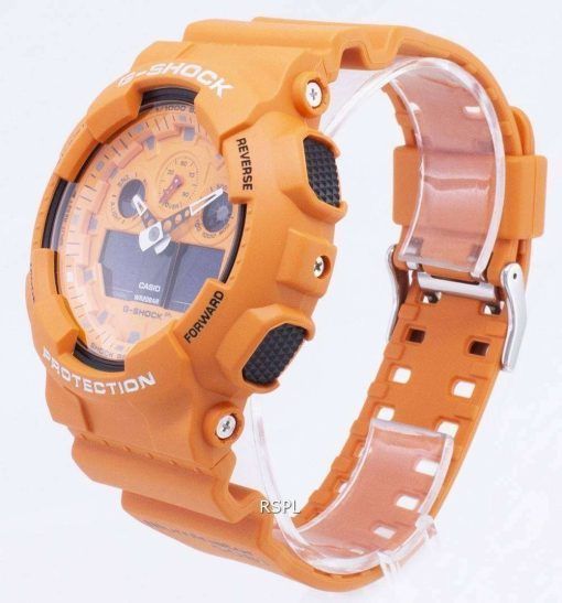 カシオGショックGA-100RS-4A GA100RS-4Aクロノグラフクォーツ200 Mメンズ腕時計