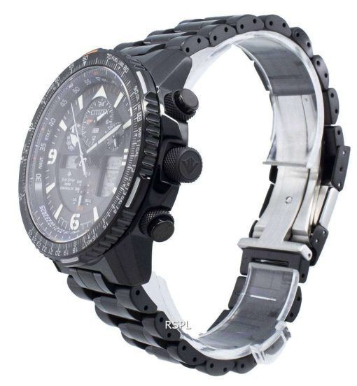 シチズンプロマスターJY8085-81Eエコドライブラジコンアナログデジタル200 Mメンズ腕時計