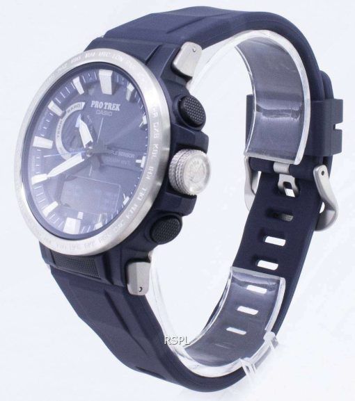 カシオプロトレックPRW-60-2A PRW60-2Aトリプルセンサーマルチバンド6タフソーラーメンズ腕時計