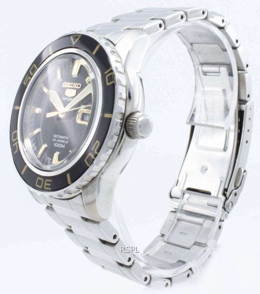 改装されたセイコースポーツSNZH57 SNZH57K1 SNZH57K自動アナログメンズ腕時計