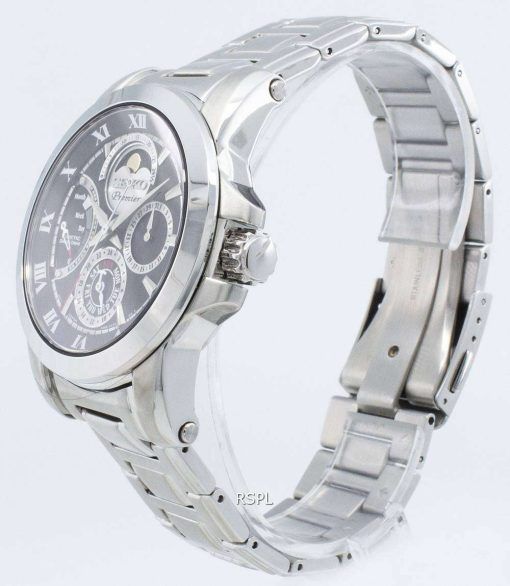 改装されたセイコープレミアSRX013 SRX013P1 SRX013Pキネティックダイレクトドライブムーンフェイズメンズ腕時計