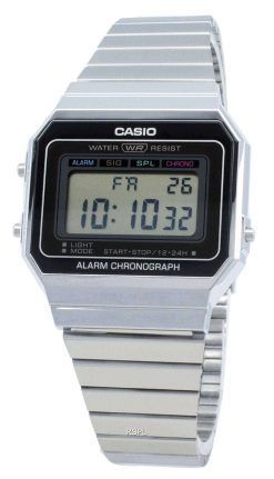 カシオユースデジタルA700W-1A A700W-1アラームクォーツメンズ腕時計
