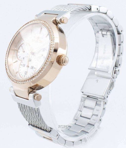 インビクタエンジェル28922ダイヤモンドアクセントクォーツレディース腕時計
