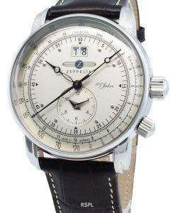 Zeppelin 100 Jahre 7640-1 76401クォーツタキメーターメンズ腕時計