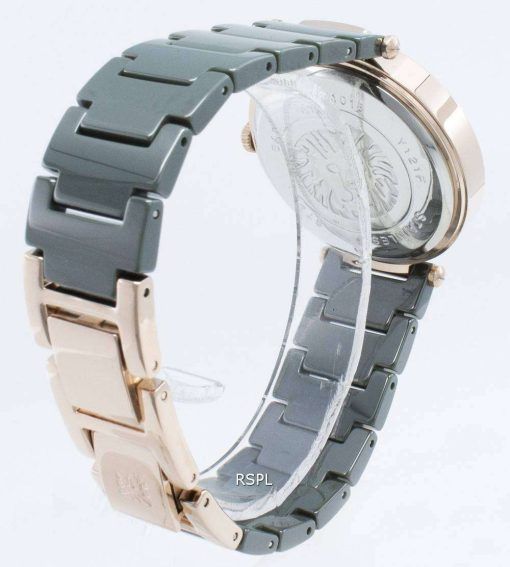 アンクラインダイヤモンドアクセント1018RGGNクォーツレディース腕時計