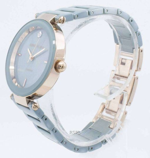 アンクラインダイヤモンドアクセント1018RGLBクォーツレディース腕時計