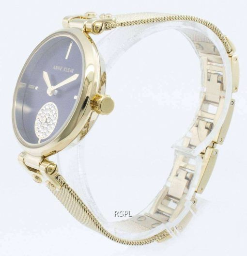 アンクライン3000NVGBダイヤモンドアクセントクォーツレディース腕時計