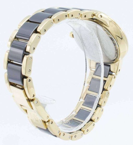 アンクライン3344BKGBダイヤモンドアクセントクォーツレディース腕時計