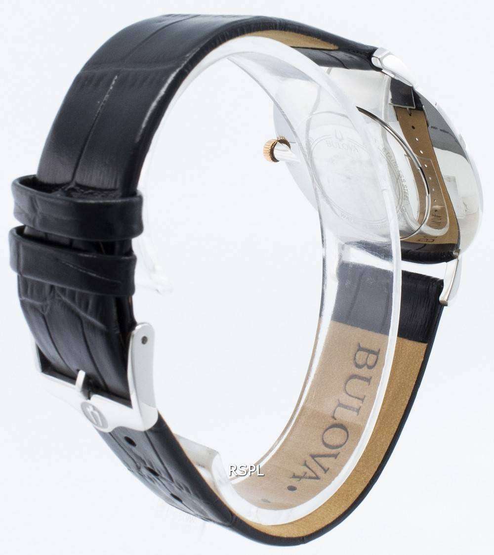 ブローバクラシック98A167クォーツメンズ腕時計 Japan