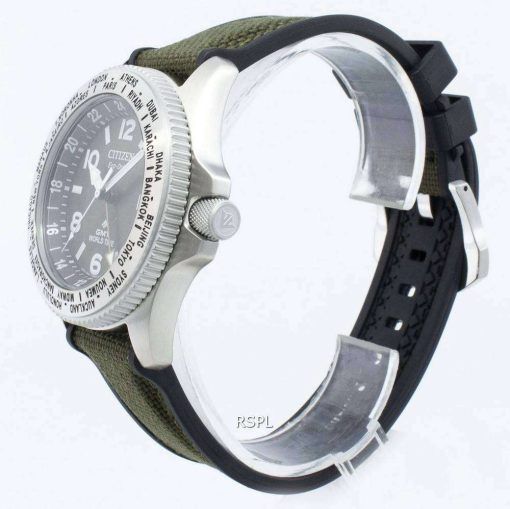 シチズンプロマスターBJ7100-23Xワールドタイムエコドライブ200 Mメンズ腕時計