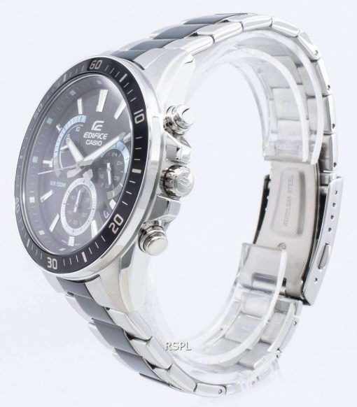 カシオエディフィスEFR-552SBK-1AV EFR552SBK-1AVクロノグラフメンズ腕時計