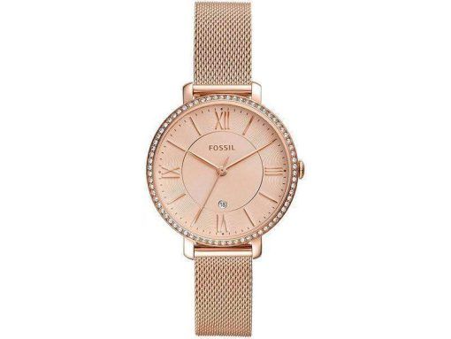 Fossil Jacqueline ES4628ダイヤモンドアクセントクォーツウィメンズウォッチ