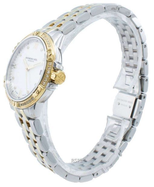 レイモンドウェイルジュネーブタンゴ5960-SPS-00995ダイヤモンドアクセントクォーツレディース腕時計