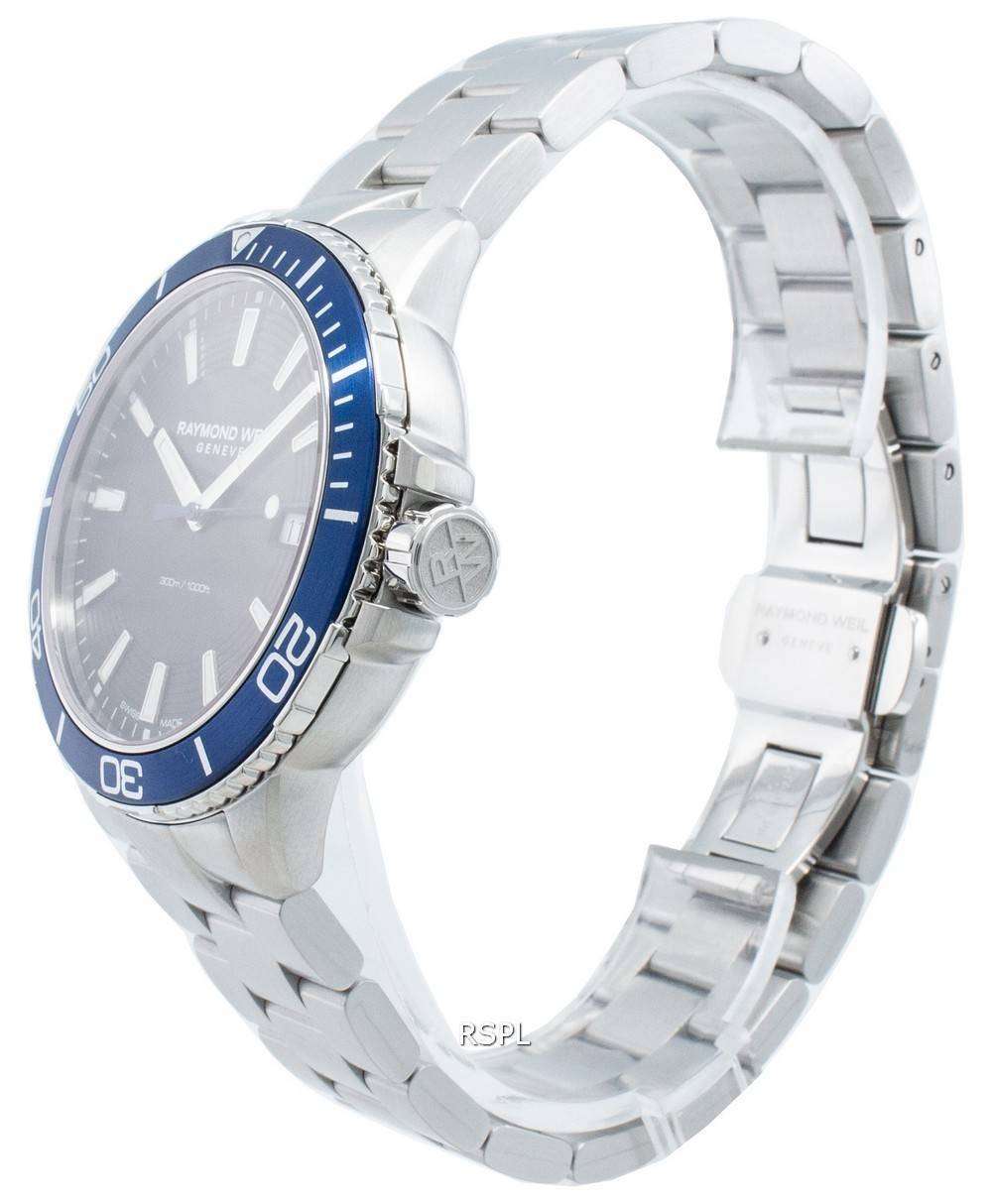 レイモンドウェイルジュネーブタンゴ8260-ST3-20001クォーツ300 Mメンズ腕時計