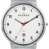 スカーゲン Klassic 支えレザー水晶 SKW6024 レディース腕時計