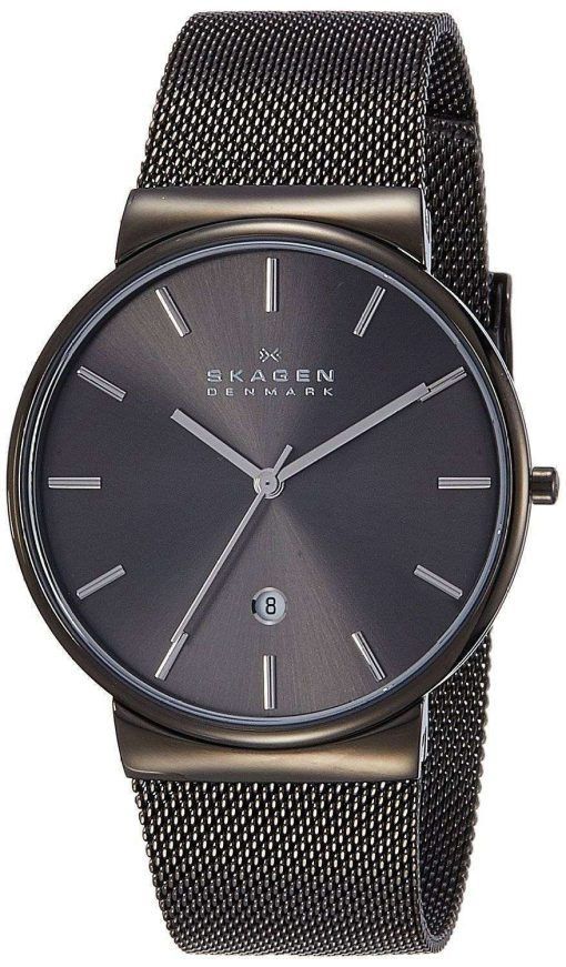 スカーゲンの支え水晶スチール メッシュ トラップ SKW6108 メンズ腕時計