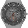 スカーゲン グレーネン グレー ダイヤル ガンメタリック チタン SKW6146 メンズ腕時計