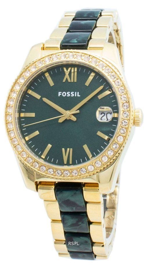 化石スカーレットミニES4676ダイヤモンドアクセントクォーツ女性用腕時計