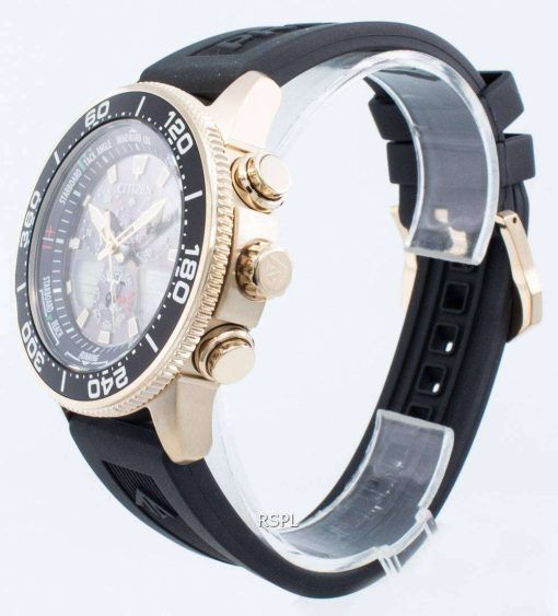 シチズンプロマスターマリンエコドライブJR4063-12Eクロノグラフ200 Mメンズ腕時計