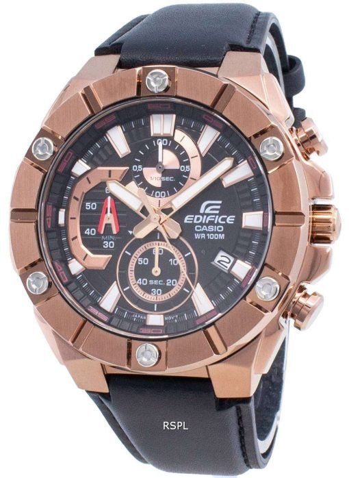 カシオエディフィスEFR-569BL-1AVクロノグラフクォーツメンズ腕時計