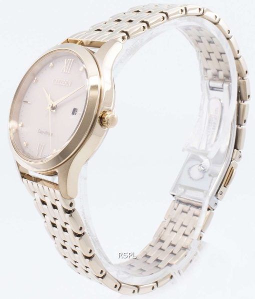 シチズンエコドライブEW2533-89Xダイヤモンドアクセントレディース腕時計