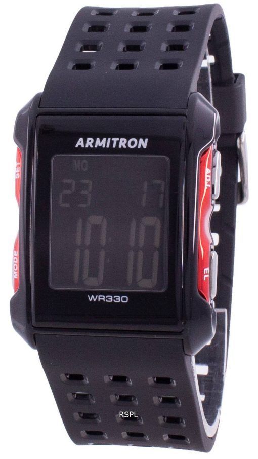 アーミトロンスポーツ408177REDクォーツメンズ腕時計
