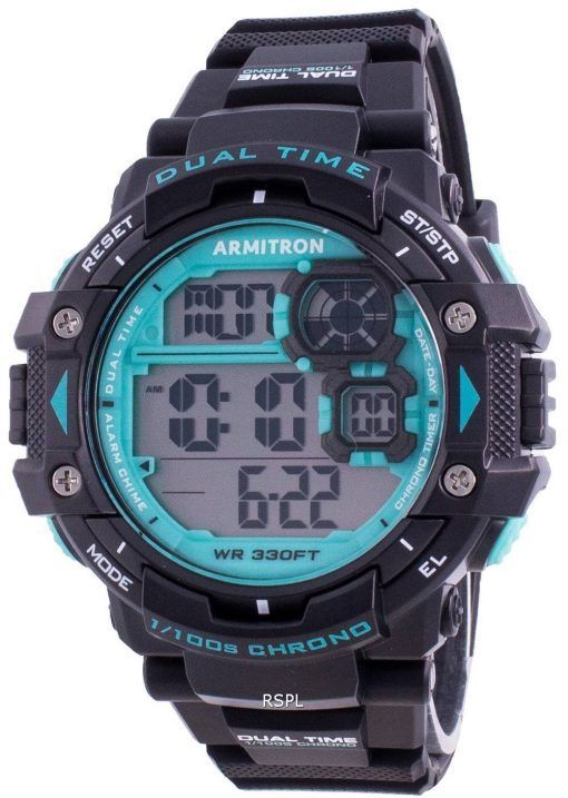 アーミトロンスポーツ408309BTLクォーツデュアルタイムメンズ腕時計