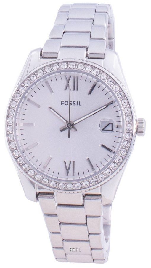 FossilスカーレットES4317クォーツダイヤモンドアクセントレディース腕時計