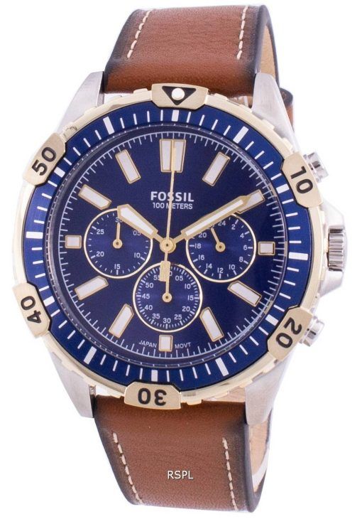 Fossil Garrett FS5625クォーツクロノグラフメンズ腕時計