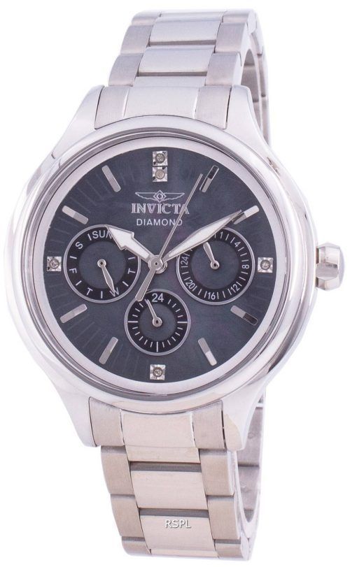 インビクタエンジェル30955クォーツダイヤモンドアクセントレディース腕時計