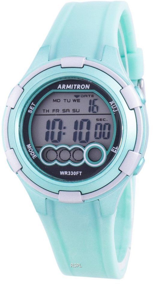 アーミトロンスポーツ457053LTGクォーツデュアルタイムレディース腕時計