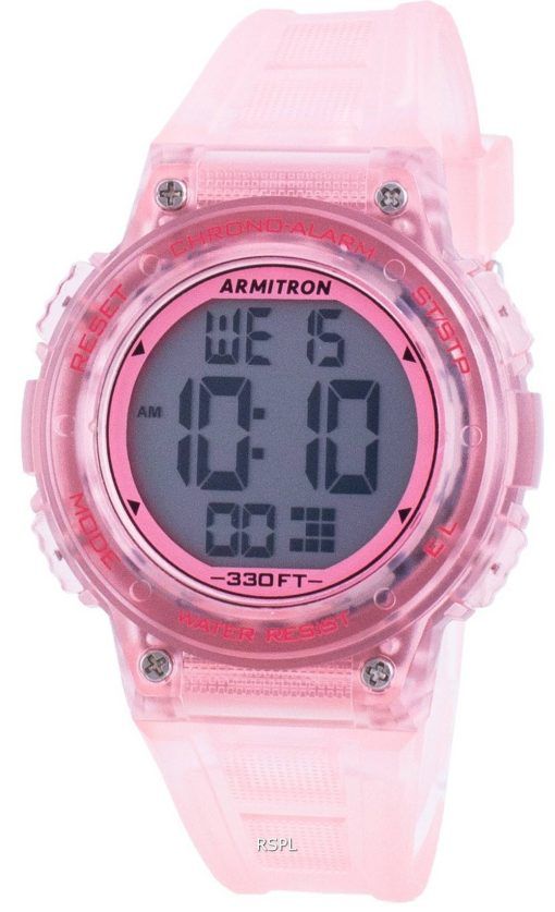 アーミトロンスポーツ457086TPKクォーツデュアルタイムレディース腕時計